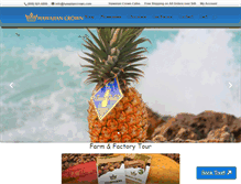 Tablet Screenshot of hawaiiancrown.com